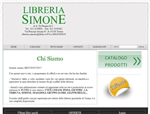 Tablet Screenshot of libreriasimone.it